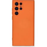 Marsilyan™- Samsung Galaxy S24 Ultra Kılıf Nano Içi Kadife Silikon - Turuncu