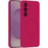 Marsilyan™- Samsung Galaxy S25 Plus Kılıf Jully Magsafe Kapak - Pembe