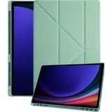 Marsilyan Samsung Galaxy Tab A11 Plus Kalemlikli Mars Tablet Kılıfı - Açık Yeşil - Renkli