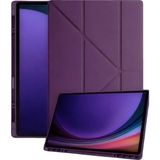 Marsilyan Samsung Galaxy Tab A11 Plus Kalemlikli Mars Tablet Kılıfı - Mürdüm - Renkli