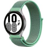 Marsilyan Samsung Galaxy Watch 4 Hasırlı Cırtcırtlı Kordon - Turkuaz - Renkli - 1