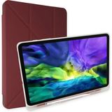 Marsilyan Samsung Galaxy X200 Tab A8 10.5 Kılıf Kalemlikli Mars Tablet Kılıfı - Mürdüm - Renkli