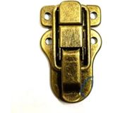 Marsilyan Sandık, Kutu Klipsi, Ön Kilidi - 48X30MM, Antik, 1 Adet