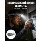 Marsilyan Şarj Edilebilir Kafa Feneri Kamp Tamir ve Outdoor Kullanımına Uygun