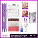 Marsilyan™- Şarjlı 12 Başlıklı Manikür Seti