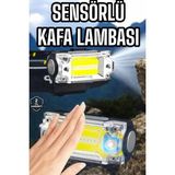 Marsilyan Şarjlı Kafa Feneri Suya Dayanıklı Ayarlanabilir Kamp Feneri - 1 - 0 - Siyah