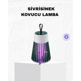 Marsilyan Şarjlı Mor Işıklı Sivrisinek Öldürücü Lamba – Sessiz ve Kimyasal Içermez