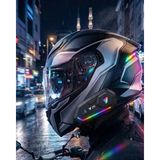 Marsilyan Şarjlı Motosiklet Kask Intercom Kulaklık Bluetooth 5.3 Teknolojisi - 1