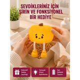 Marsilyan Şarjlı Pumpkin LED Masa Lambası Zamanlayıcılı Dokunmatik Yeni Nesil - Renkli