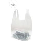 Marsilyan Şeffaf Atlet Poşet Küçük Boy 24X43 Cm 1 Paket Takriben 300 Adet - 24 x 43 cm