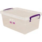 Marsilyan Şeffaf Çok Amaçlı 30 Lt Dikdörtgen Saklama Kabı 48X32X29 ROYALEKS-82113 - Renkli