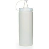 Marsilyan Şeffaf Kapaklı Sızdırmaz Yağlık Sosluk Şişesi Plastik Yağdanlık 400 Ml. AP-9028 (K95) - Renkli - standart