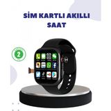 Marsilyan Sesli Arama Özellikli Sım Kartlı Siyah Akıllı Saat - 1 - Renkli