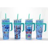 Marsilyan Sevimli Stitch Pipetli Termos & Suluk ALK4712 - Renkli - standart