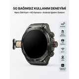 Marsilyan Sım Kartlı 5g Android Akıllı Saat Hd Kamera Wi-Fi Gps Uygulama Yükleyebilen - Renkli - 35 - 48 mm - 1