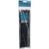 Marsilyan Siyah 3.6X300MM Plastik Cırt Kelepçe 100PCS (4887)
