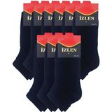 Marsilyan Siyah Erkek Kısa Spor Çorap 9 Çift - Renkli