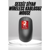 Marsilyan Siyah Kablosuz Mouse Wireless Mouse Minimal Tasarım
