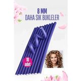 Marsilyan Sosis Latex Bigudi - Isısız Saç Bigudisi - 10 Adet 8 mm 721913