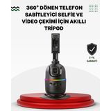 MARSİLYAN- Sosyal Medya İçerikleri İçin Otomatik Yüz Takipli 360° Döner Gimbal Stand