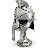Marsilyan- Spartalı Gladyatör Miğferi Biblosu - Metal - 45X20 cm Dekoratif Obje - Renkli - standart