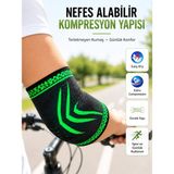 Marsilyan Spor Dirsekliği Dirsek Koruyucu Kompresyonlu Nefes Alabilir Esnek Destek Bandajı - Renkli - standart