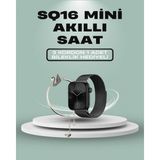 Marsilyan SQ-16 Mini Series 10 Akıllı Saat – 3 Kordon + Hediye Bileklik - Çok Renkli