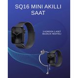 Marsilyan Sq-16 Mini Series 10 Akıllı Saat | Spor Modları, Bildirim ve Müzik Kontrolü - Renkli
