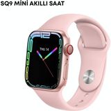 Marsilyan Sq9 Mini Akıllı Saat - 35 - 48 mm - 1 - 01P-Pembe