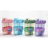 Marsilyan Stitch Çift Bölmeli Pipetli Matara & Suluk ALK5107 - Renkli - standart
