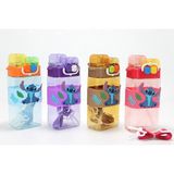 Marsilyan Stitch Çift Bölmeli Pipetli Matara & Suluk ALK5111 - Renkli - standart