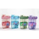 Marsilyan- Stitch Çift Bölmeli Pipetli Suluk - Model 1 - Renkli - standart