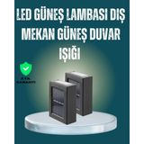 Marsilyan Suya Dayanıklı Güneş Enerjili Bahçe Lambası - Renkli - standart