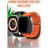 Marsilyan Suya ve Toza Dayanıklı 45 mm Akıllı Saat Bildirim ve Cevapsız Çağrı Görüntüleme - 01P-Pembe