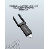 Marsilyan Tak-Çalıştır Özellikli Çift Bant Wifi Adaptör – 1200 Mbps Ieg