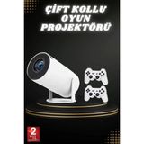 Marsilyan Taşınabilir Android Projeksiyon Ayaklı Çift Kollu 4K Çözünürlüklü Sinema Projeksiyonu - Renkli - standart