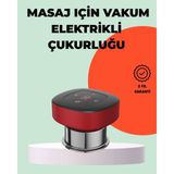 Marsilyan Taşınabilir Elektrikli Kupa Terapisi Masaj Cihazı Boyun Sırt Bacak - 000-Siyah