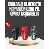 Marsilyan Taşınabilir Şarjlı Bluetooth Hoparlör Güçlü Bas - 1