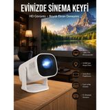 Marsilyan Taşınabilir Sinema Oyun Projektörü Akıllı Projeksiyon Android 11 Yeni Nesil