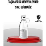 Marsilyan Taşınabilir USB Şarjlı Taze Meyve Suyu Blender - Renkli