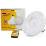 Marsilyan Tavan 28W - IP20 - 2520LM Kumandalı - 3 Kademeli - 3 Fonksiyon 38X15CM Bahar Fanlı Vantilatör Am - Renkli