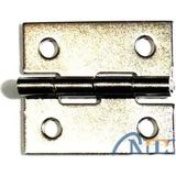 Marsilyan Tavla Menteşesi 3cm, No:1/4 - Nikel, 120 Adet