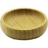 Marsilyan Tekli - Mini=8.5cm Ahşap Bambu Çerezlik - Lokumluk Kase (K95) - Renkli - standart