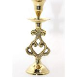 Marsilyan- Tekli Pirinç Şamdan Model 5 - Renkli - standart
