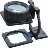 Marsilyan Tekstilciler Için Kumaş Kontrolü Büyüteç Katlanan Metal 15X Büyütme - Renkli - standart