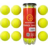 Marsilyan Tenis Topu 9’lu Set Antrenman ve Maç Için Dayanıklı Toplar - Renkli - standart