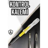 Marsilyan Test Cihazı Kontrol Kalemi Çift Başlıklı Şeffaf Elektrik Testi - Renkli