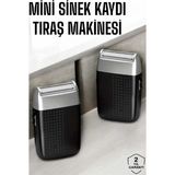 Marsilyan Tıraş Makinesi Mini Sinek Kaydı Şarjlı Taşınabilir Paslanmaz Çelik - 1