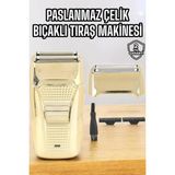 Marsilyan Tıraş Makinesi Paslanmaz Çelik Şarjlı Taşınabilir - 1