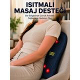 Marsilyan Titreşimli Isıtmalı Sırt ve Bel Masaj Minderi Ergonomik Tasarım